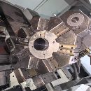 []韩国货泉高精密数控车床，10寸卡盘，发那科系统，加工.